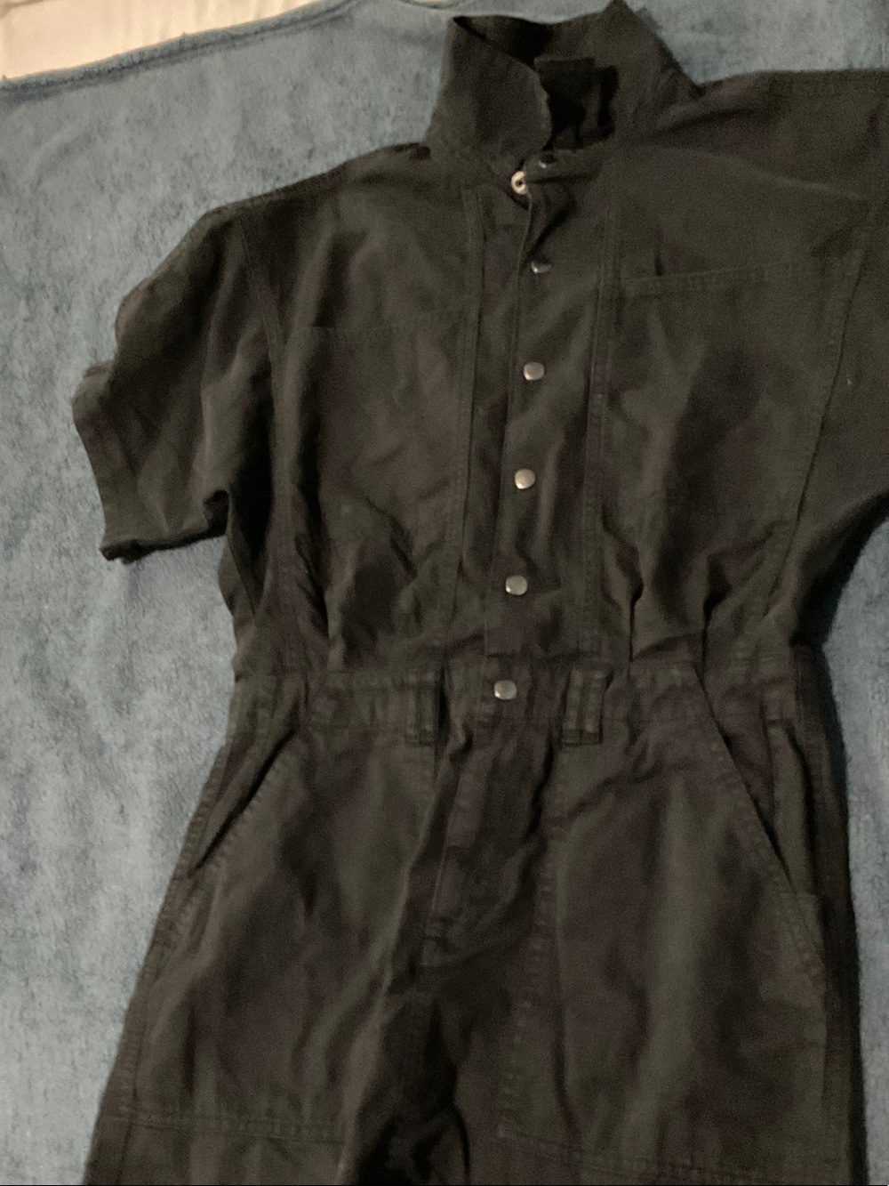 pistola Black Utility Jacket with Logo Tag